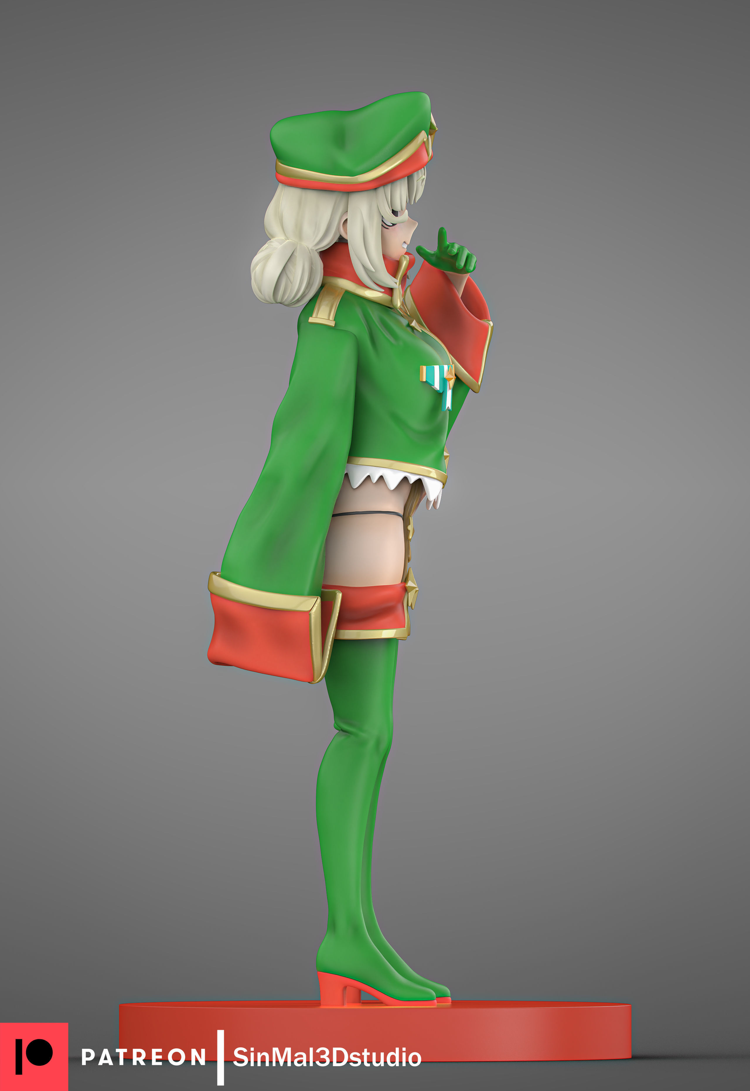 kiwi araga gushing over magical girls  3D print model_4