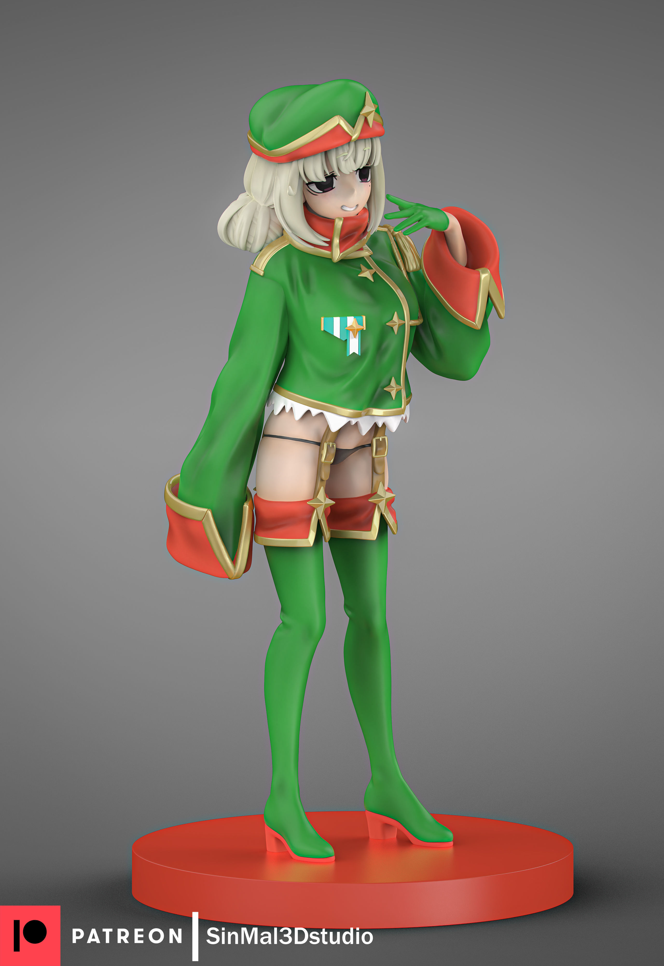 kiwi araga gushing over magical girls  3D print model_7