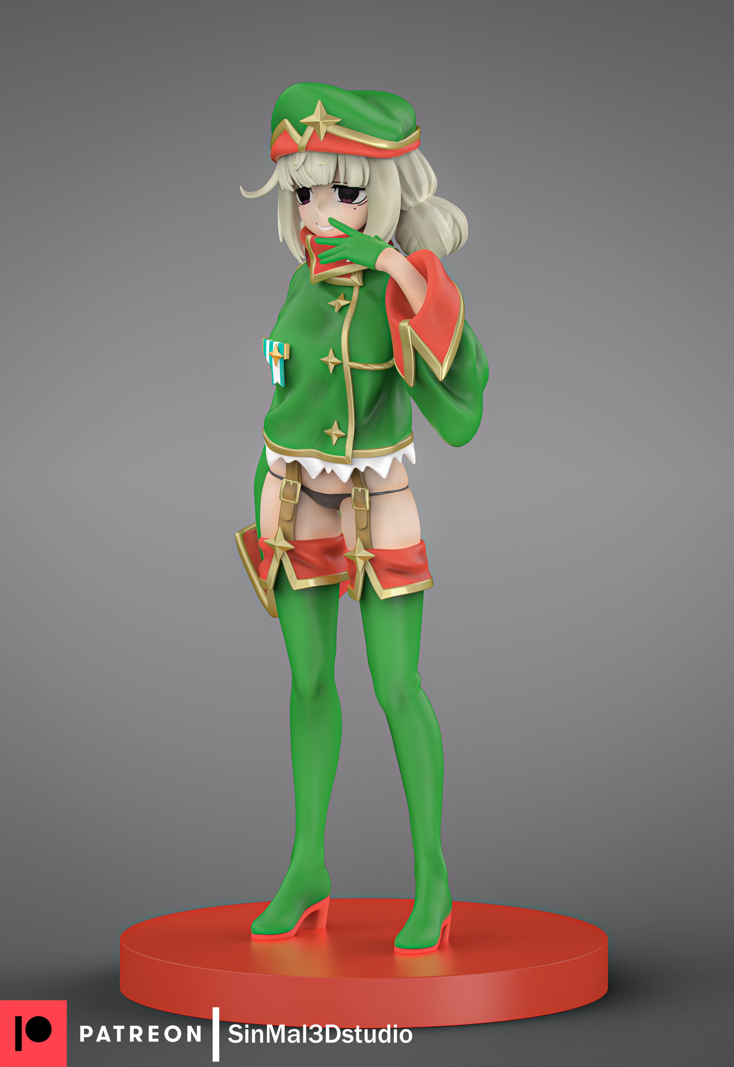 kiwi araga gushing over magical girls  3D print model_3