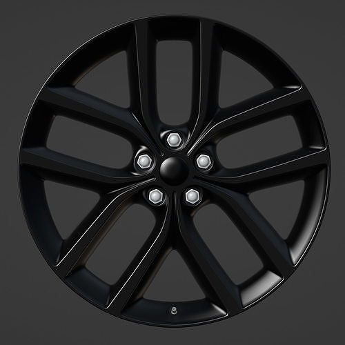 Range Rover 20in Wheels Replica Low-poly 3D model