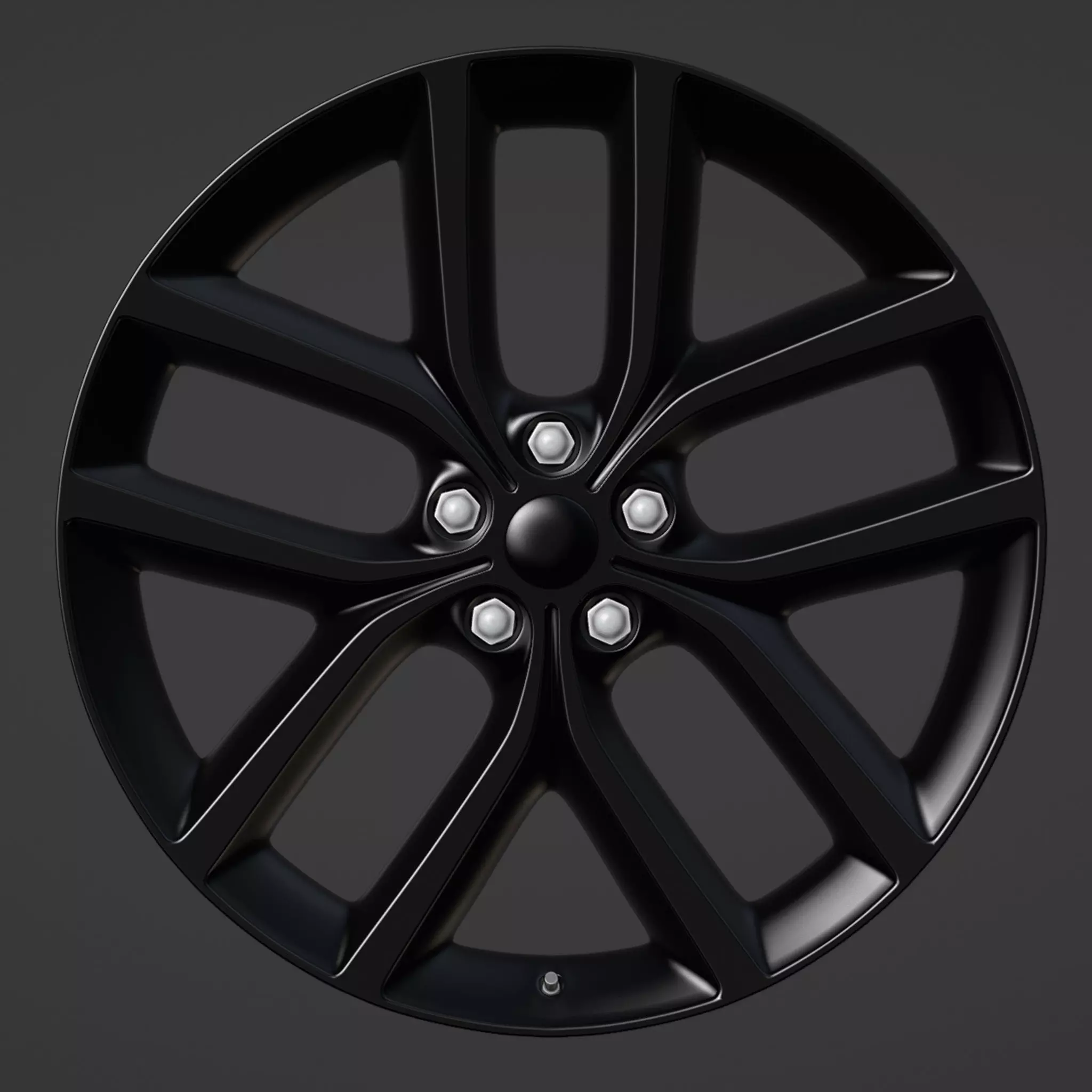 Range Rover 20in Wheels Replica Low-poly 3D model_0