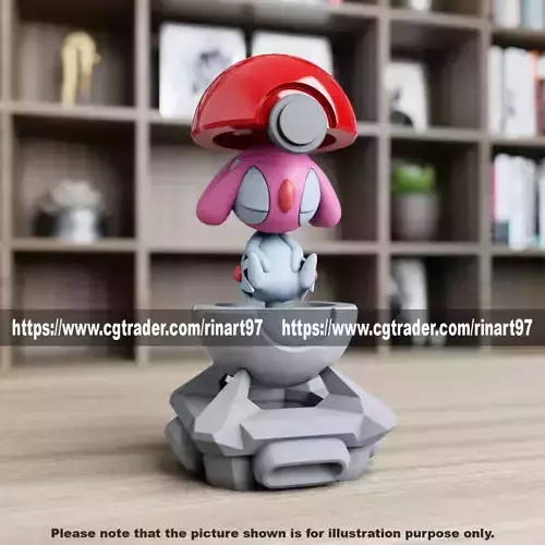 Mesprit in the pokeball from Pokemon