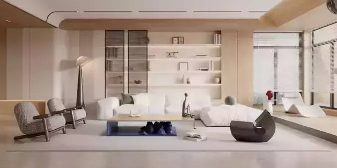 Modern living room-5