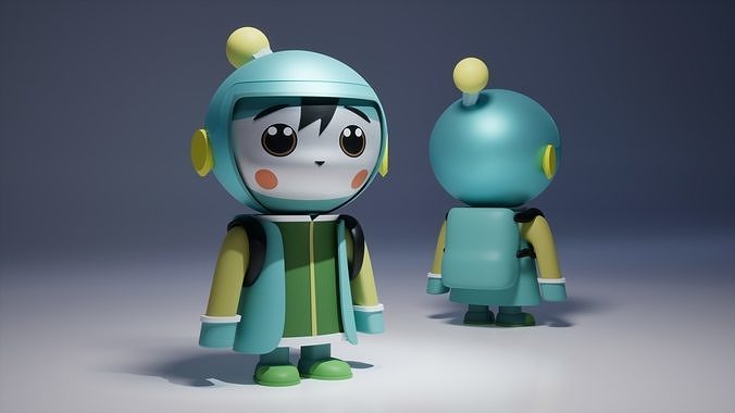 Cute Boy 3D Print Free 3D print model