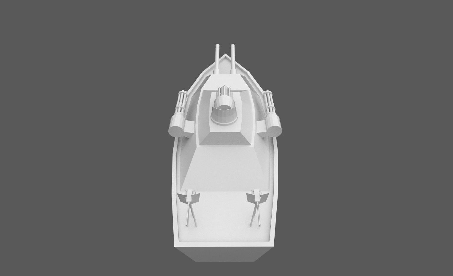 Low Poly Boat Game Ready Asset Low-poly 3D model_9