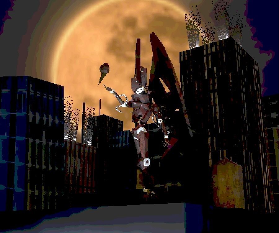 Retro-styled robo-angel 3000 Low-poly 3D model_3