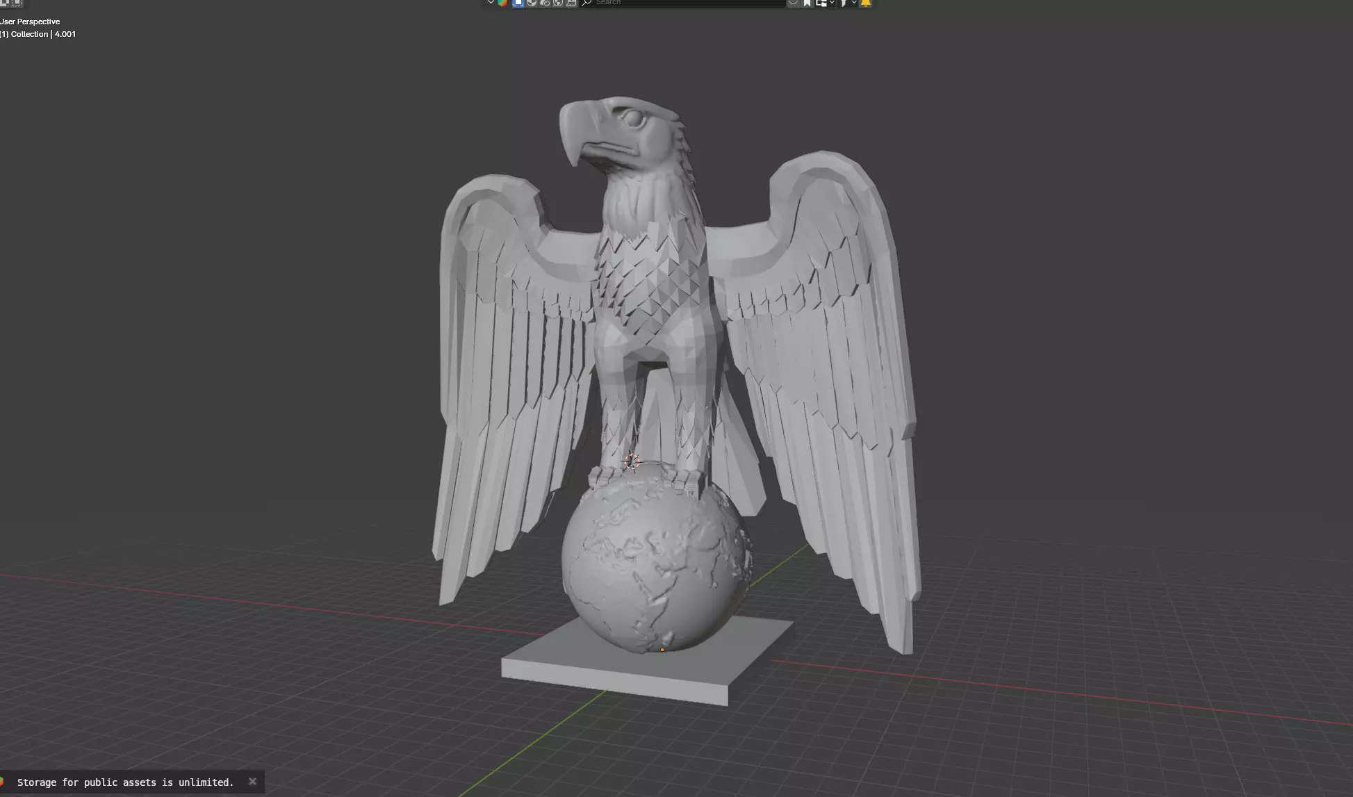 Germania - Reich Adler Tempelhoff 3D model_0