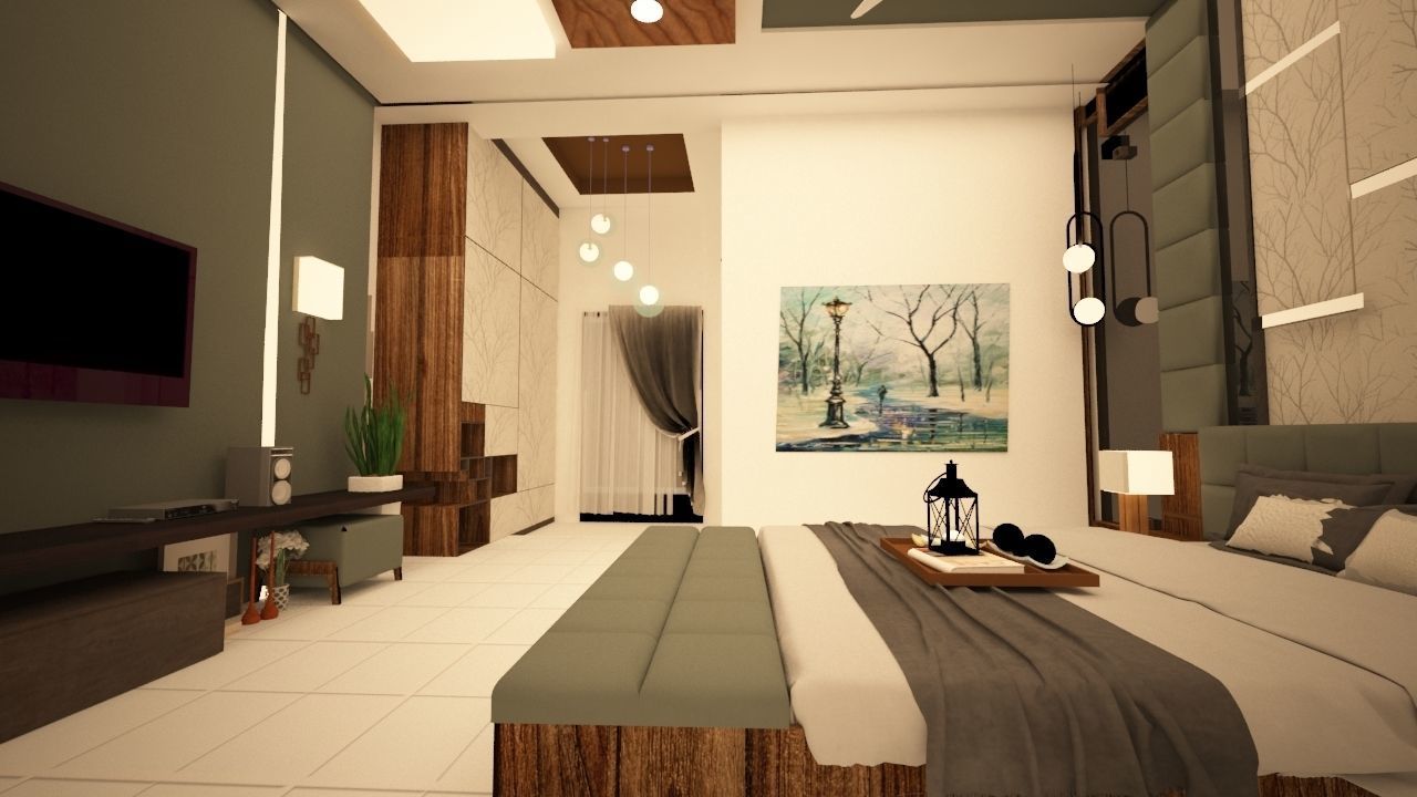 bedroom 3D model_1