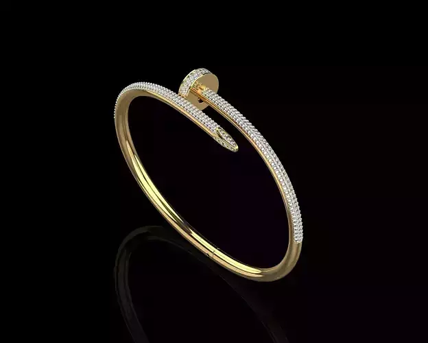 Juste un clou Bracelet 16 Size Full Diamonds N205 3D print model