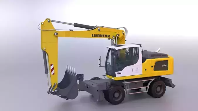 LIEBHERR A924 Standard G6 Excavator 3D model