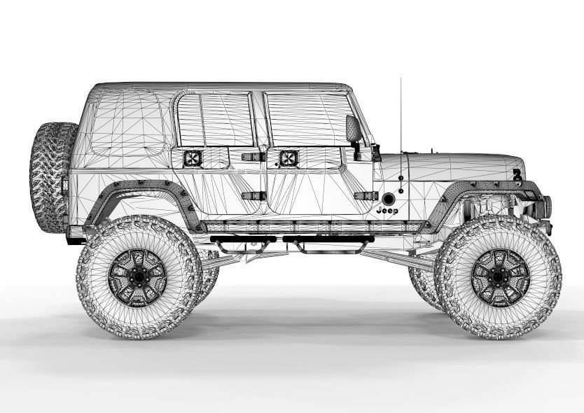 Kalaber Jeep Cj8 1985 3D model_12
