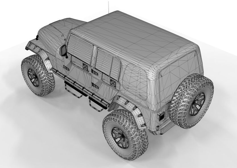Kalaber Jeep Cj8 1985 3D model_8