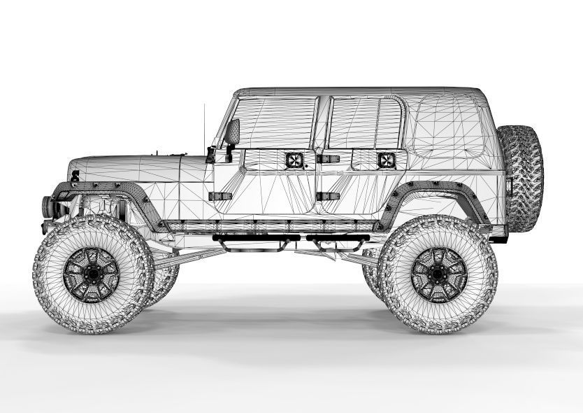 Kalaber Jeep Cj8 1985 3D model_11