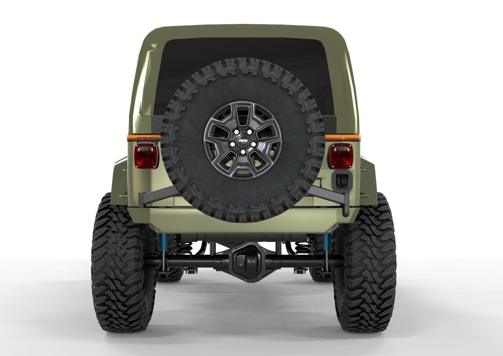 Kalaber Jeep Cj8 1985 3D model_3