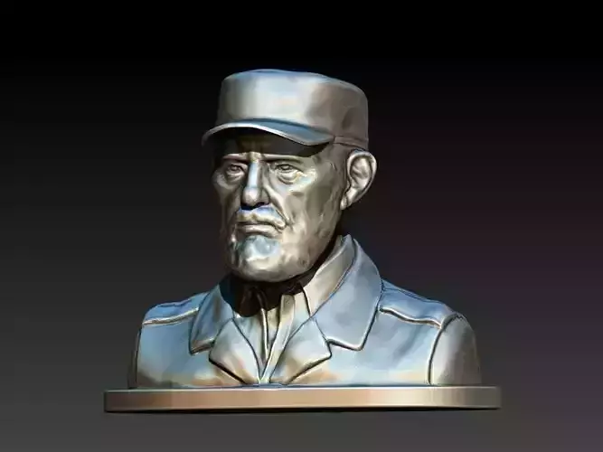 Fidel Castro  Ready for 3D Printing  3D print model