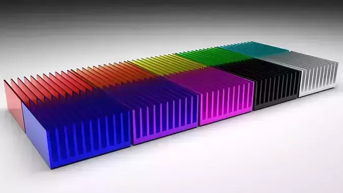 Colored Chipset Radiators Set