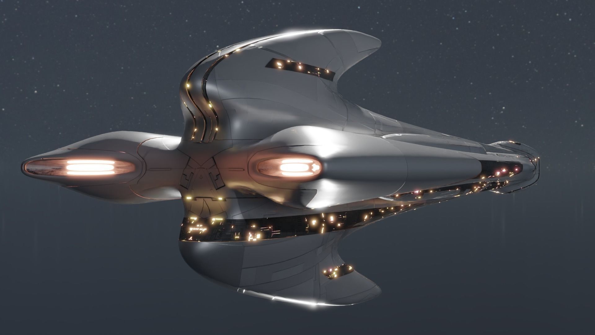 Battlecruiser - Capitalship 3D model_10