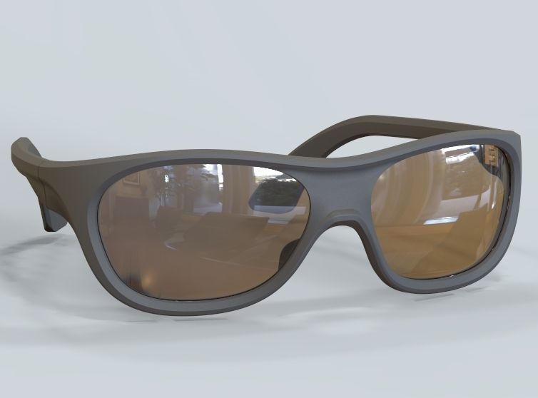 Sunglass-02 3D print model_59