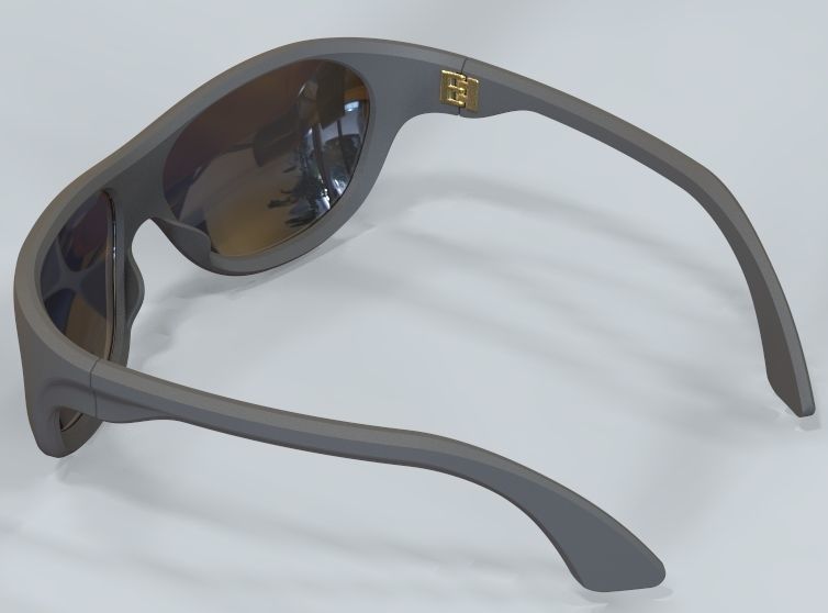 Sunglass-02 3D print model_58