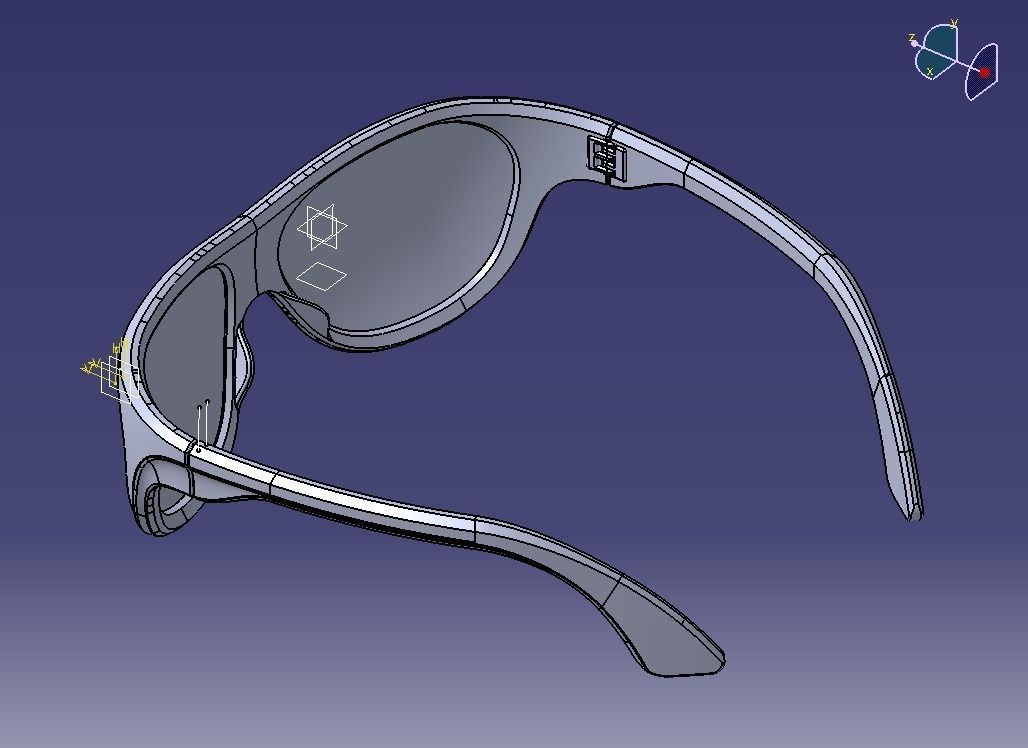 Sunglass-02 3D print model_17