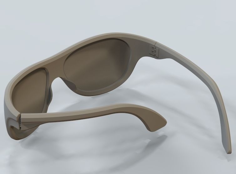 Sunglass-02 3D print model_20