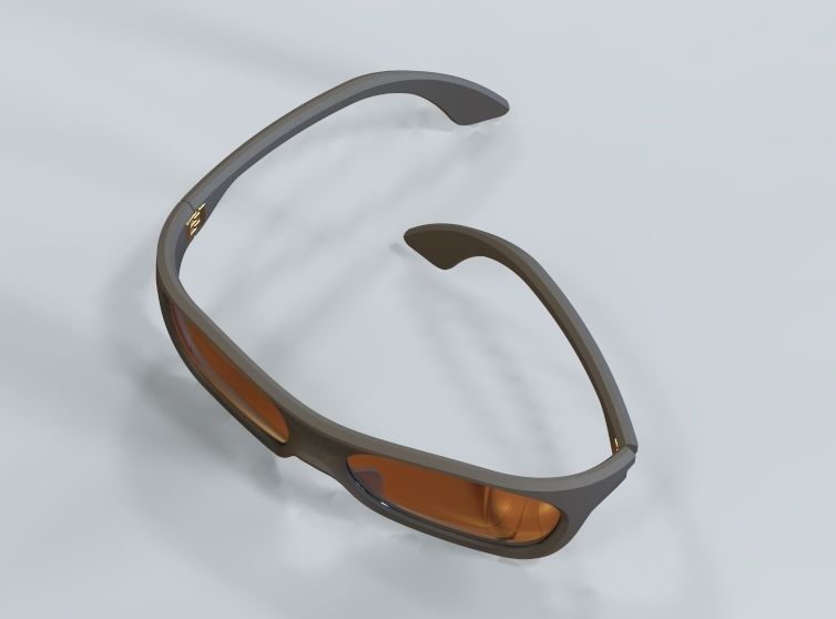 Sunglass-02 3D print model_43