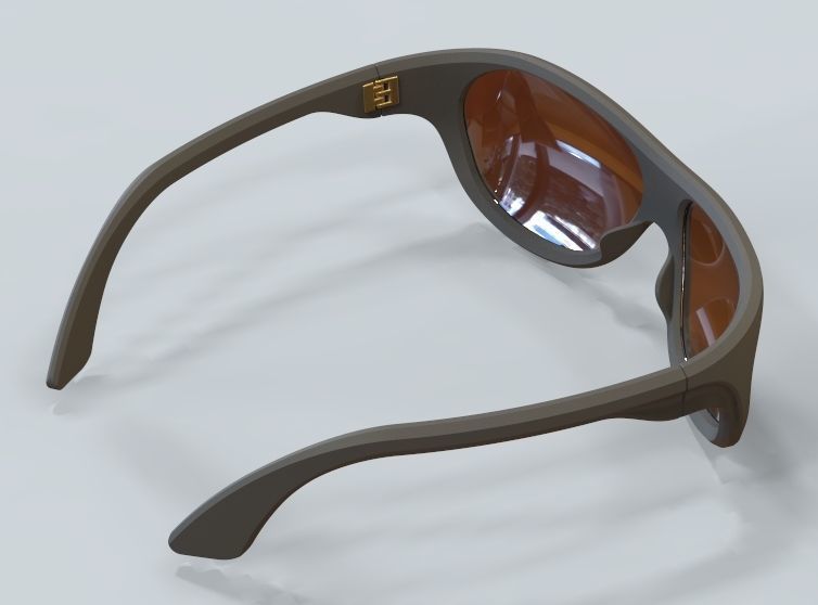 Sunglass-02 3D print model_60