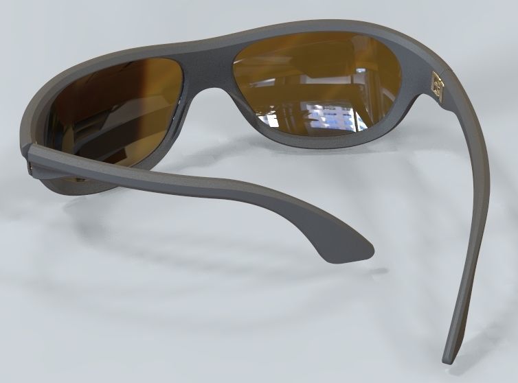 Sunglass-02 3D print model_54