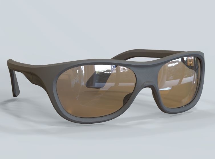Sunglass-02 3D print model_67