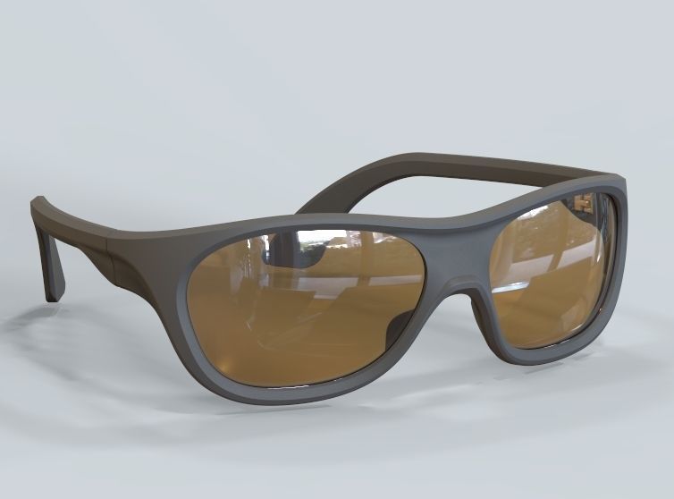 Sunglass-02 3D print model_4