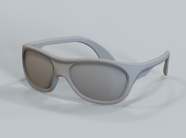 Sunglass-02 3D print model_21