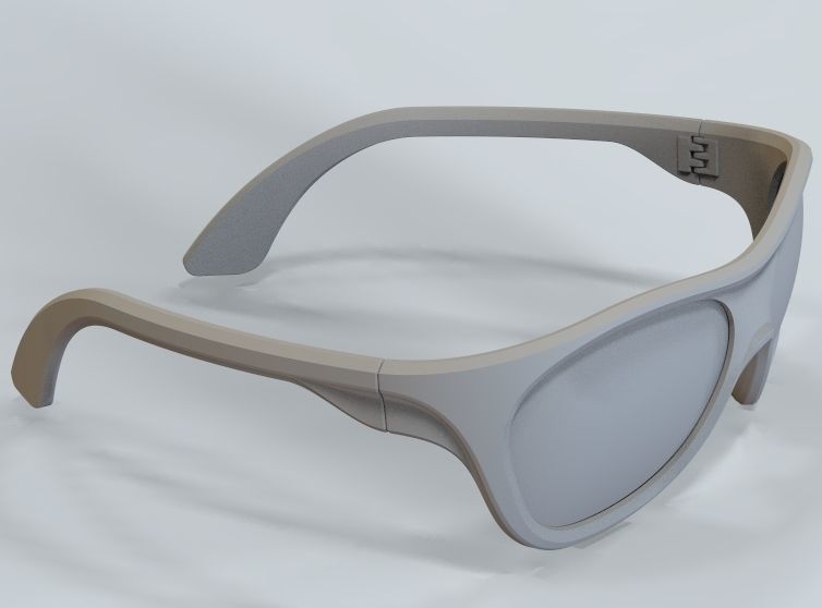 Sunglass-02 3D print model_50