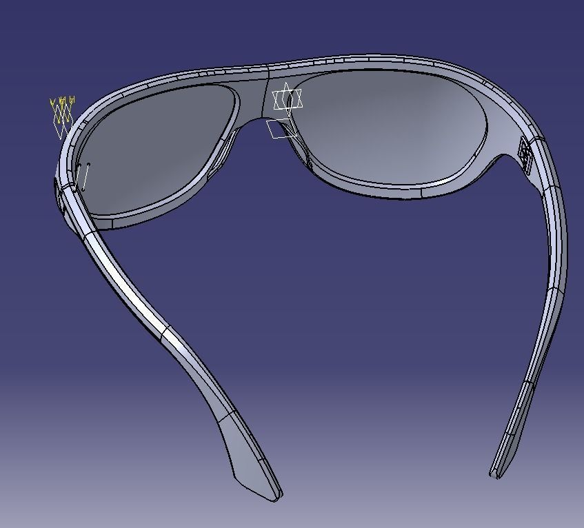Sunglass-02 3D print model_71
