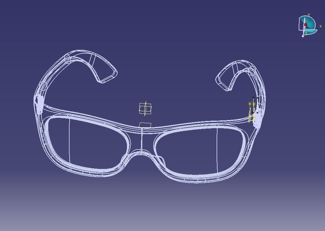 Sunglass-02 3D print model_9
