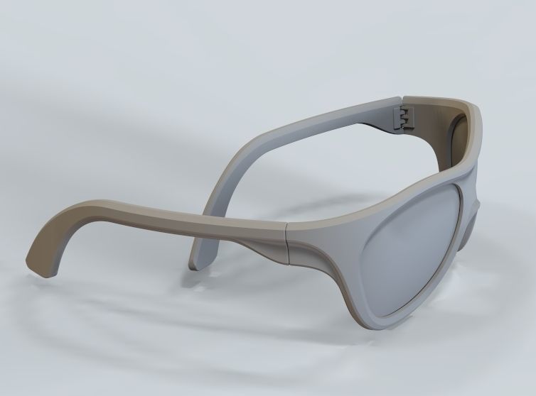 Sunglass-02 3D print model_22