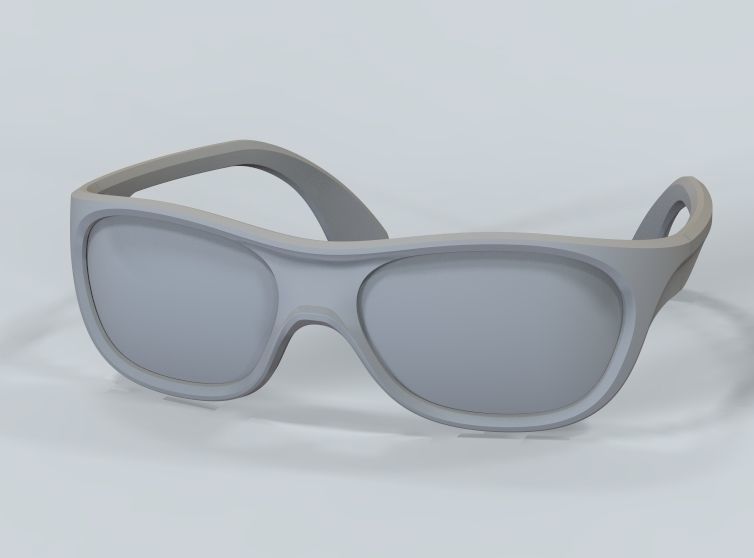 Sunglass-02 3D print model_52