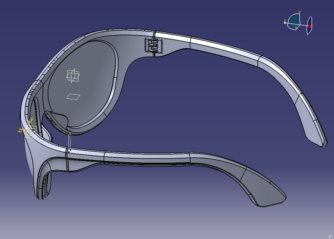 Sunglass-02 3D print model_18
