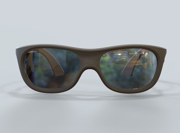 Sunglass-02 3D print model_76