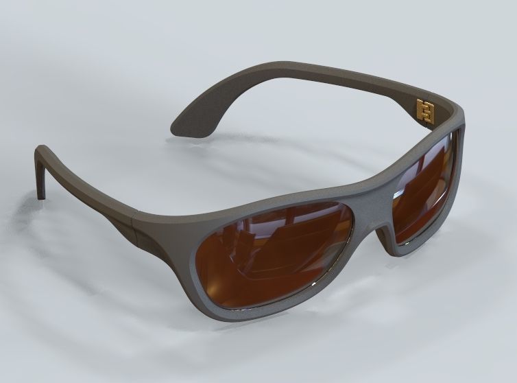 Sunglass-02 3D print model_73