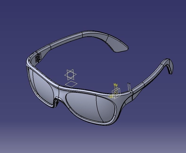Sunglass-02 3D print model_19