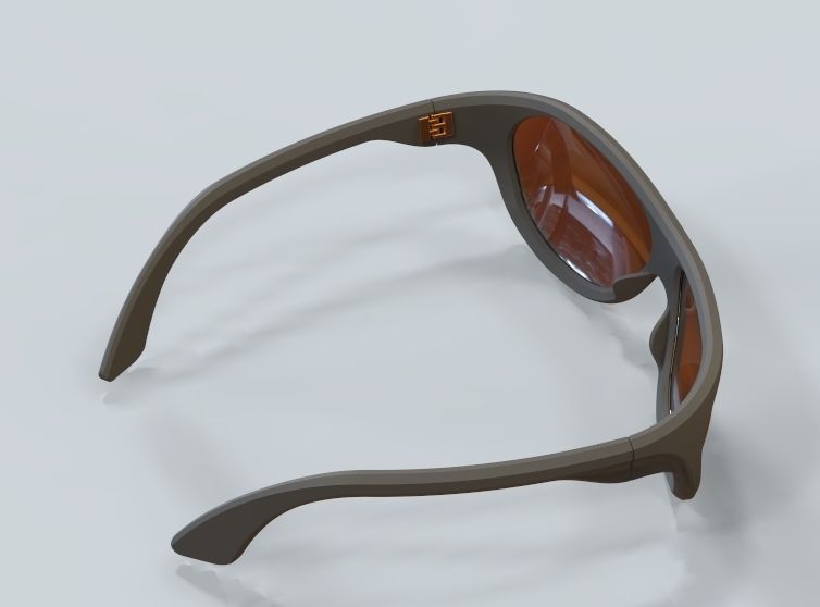 Sunglass-02 3D print model_36