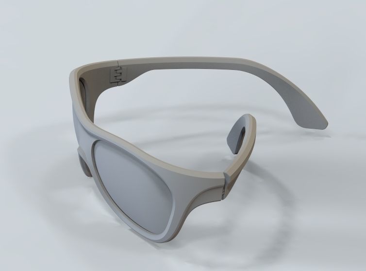 Sunglass-02 3D print model_49