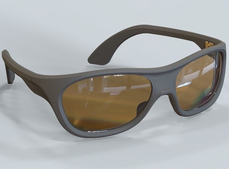 Sunglass-02 3D print model_75