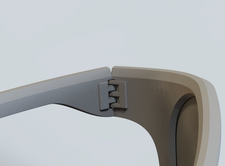 Sunglass-02 3D print model_38