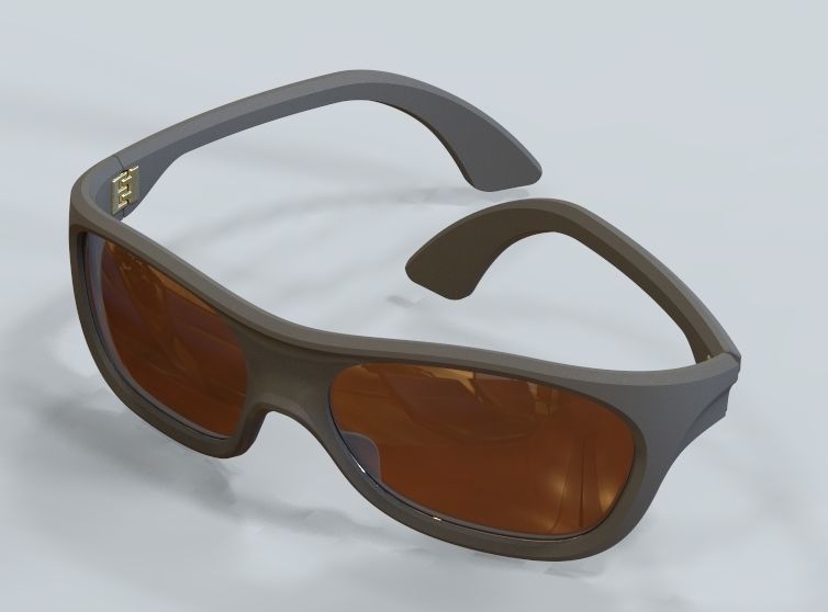 Sunglass-02 3D print model_40