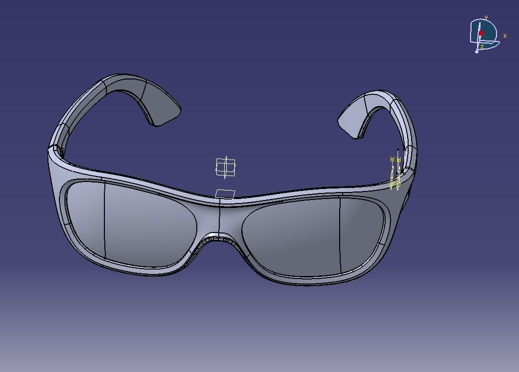 Sunglass-02 3D print model_63
