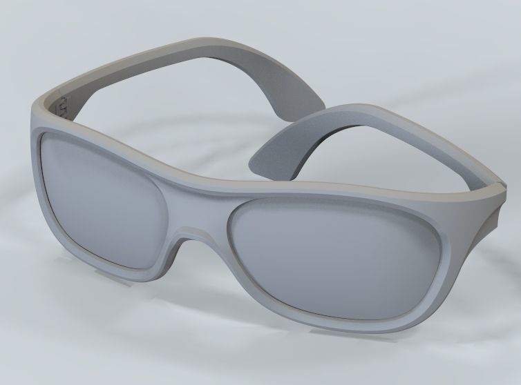 Sunglass-02 3D print model_64