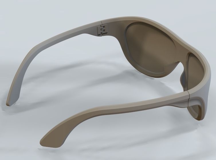 Sunglass-02 3D print model_69