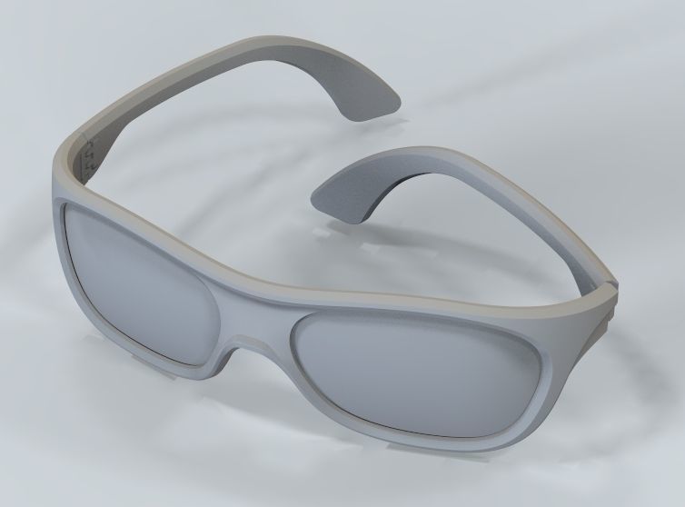 Sunglass-02 3D print model_55