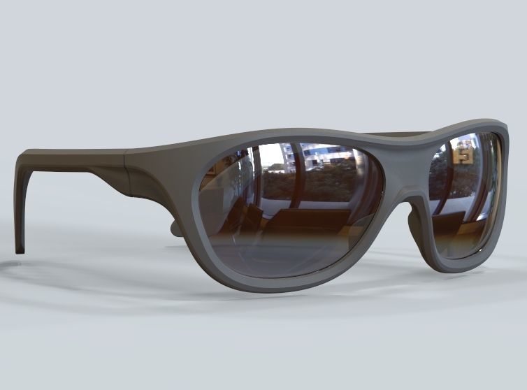 Sunglass-02 3D print model_1